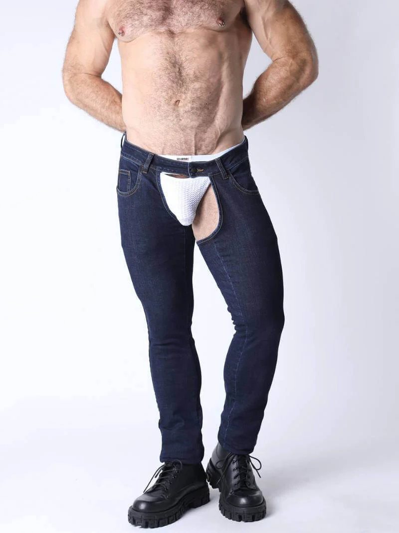 CellBlock13 Terry Denim Chaps - Image 7