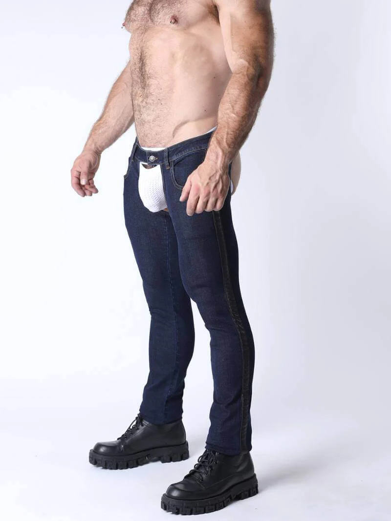 CellBlock13 Terry Denim Chaps - Image 8