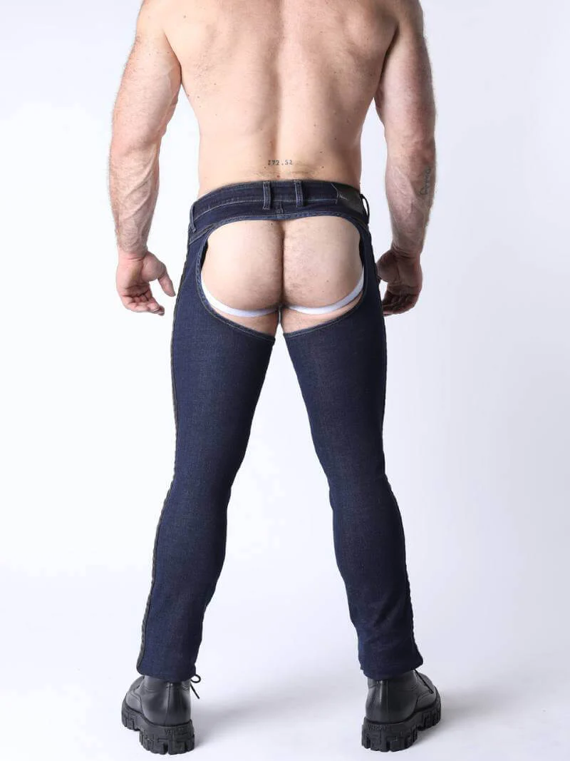 CellBlock13 Terry Denim Chaps - Image 9
