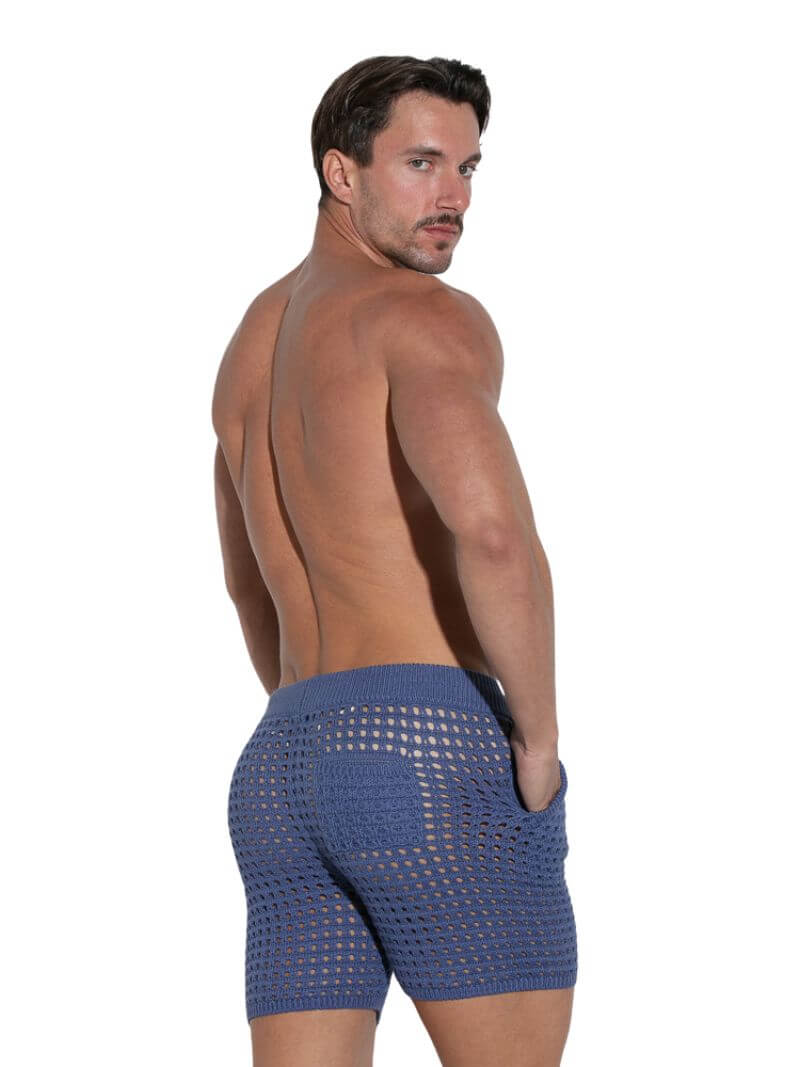 CODE 22 Diamond Knit Mid-Thigh Short - Image 2