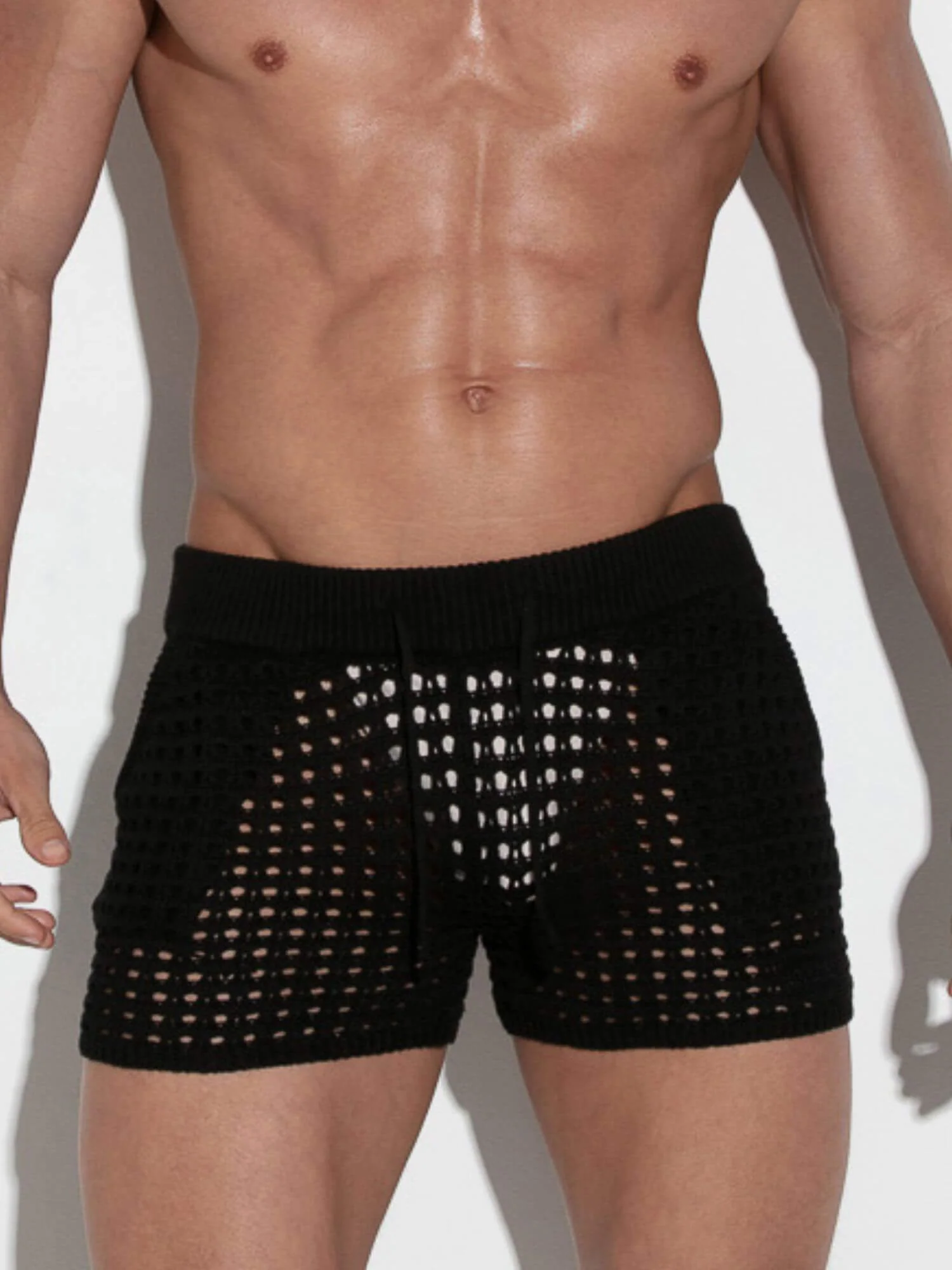 CODE 22 Diamond Knit Short-Leg Short - Image 6