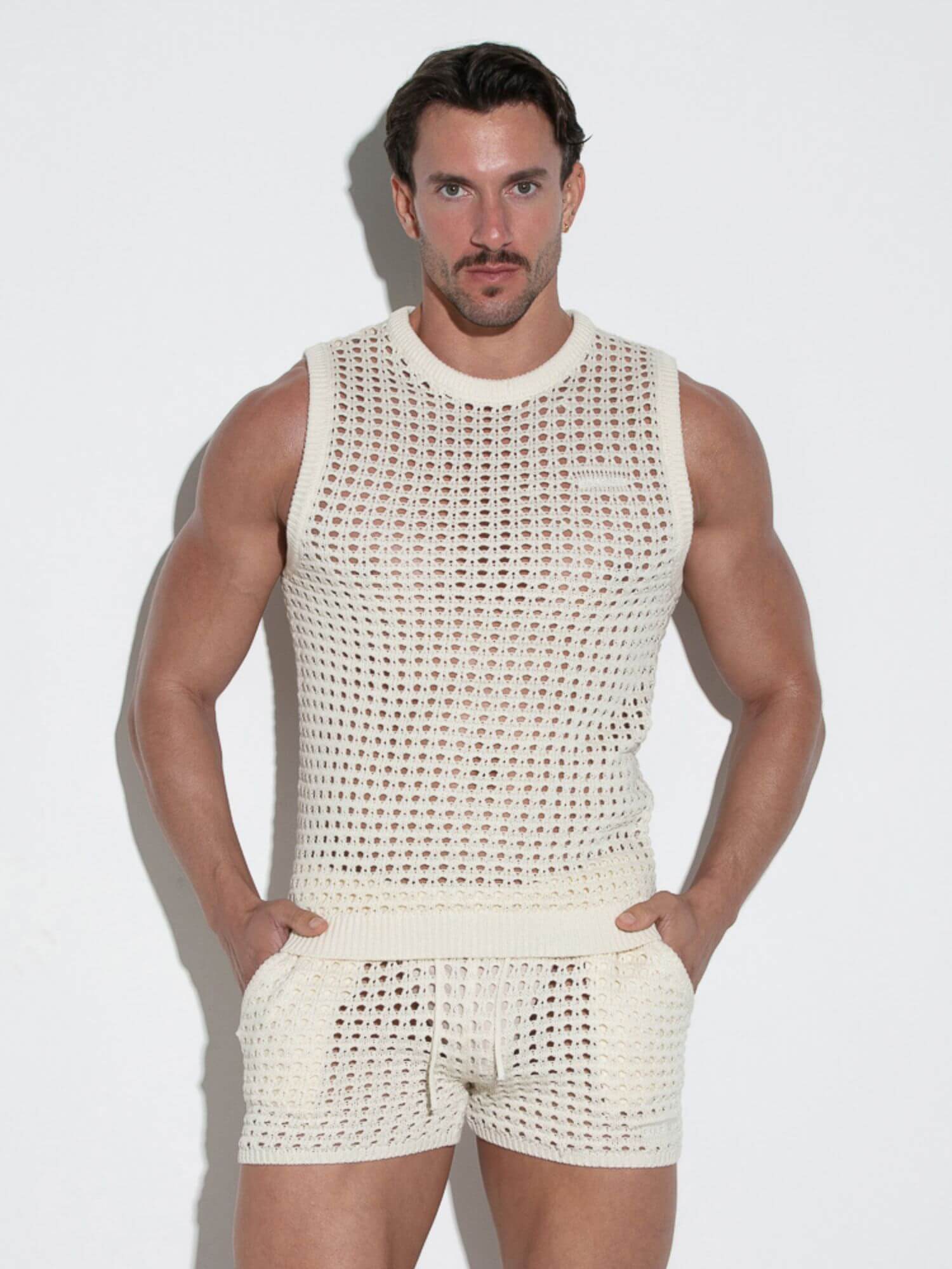 CODE 22 Diamond Knit Tank Top - Image 7