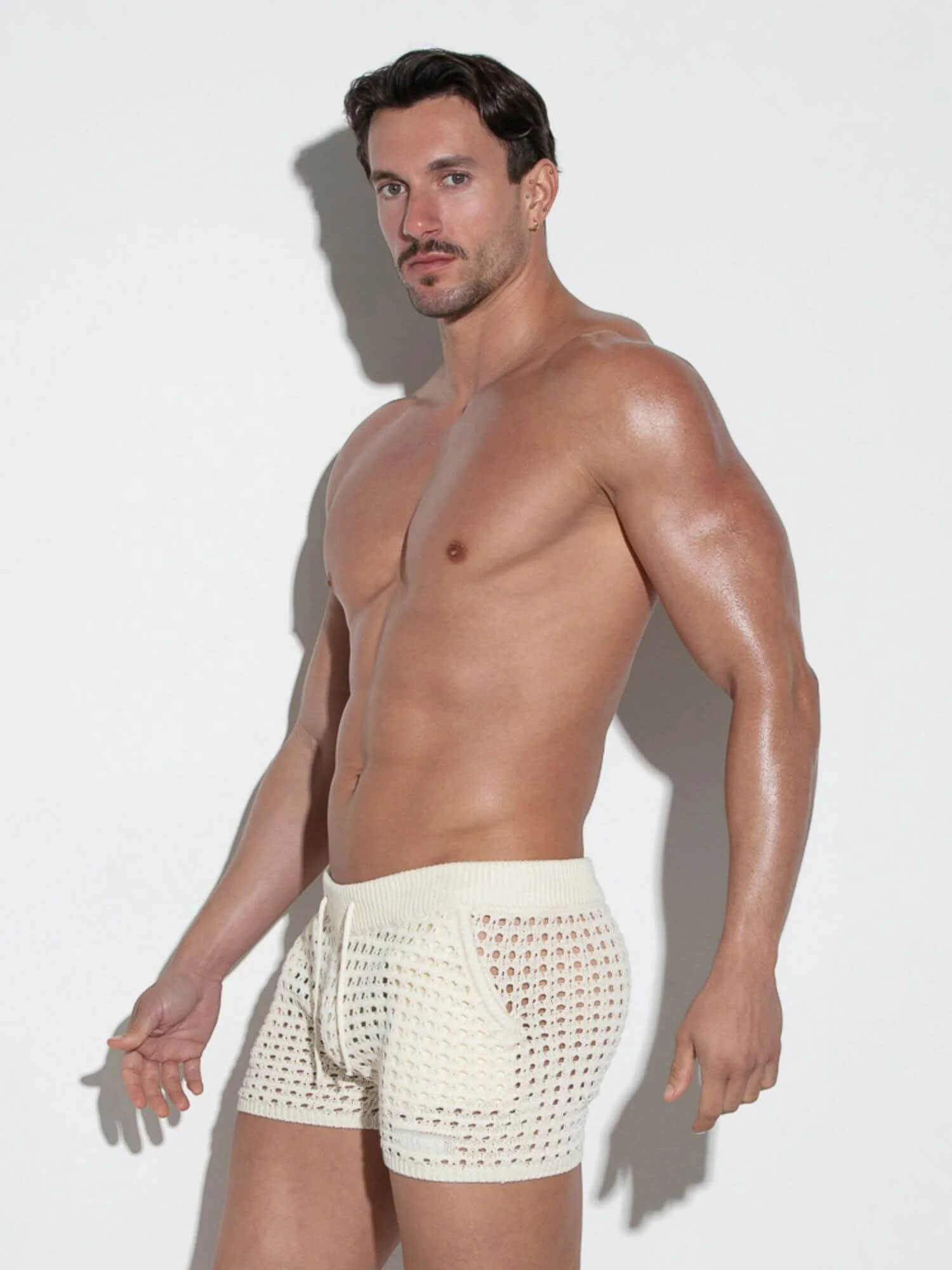 CODE 22 Diamond Knit Short-Leg Short - Image 9