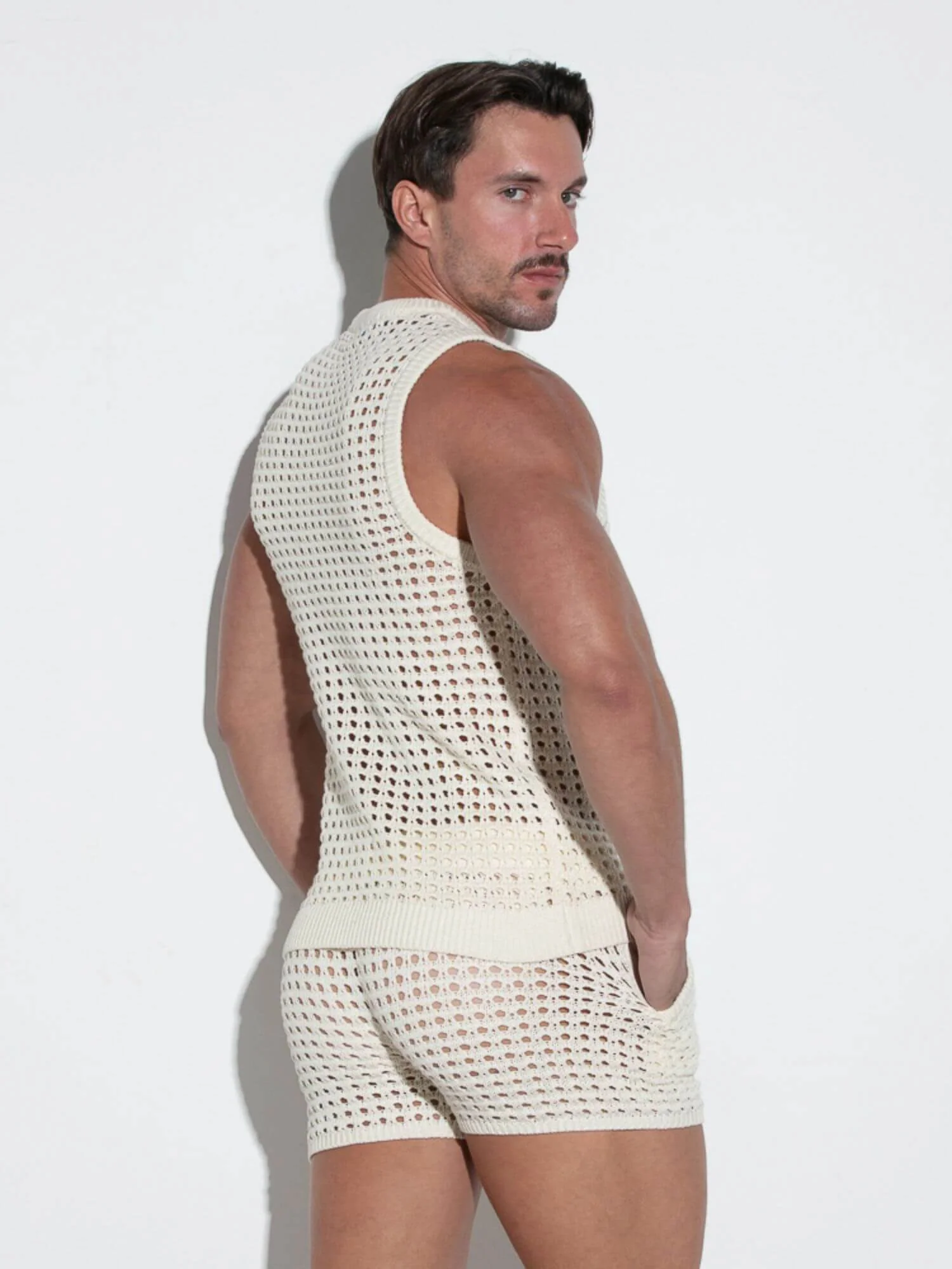 CODE 22 Diamond Knit Tank Top - Image 8