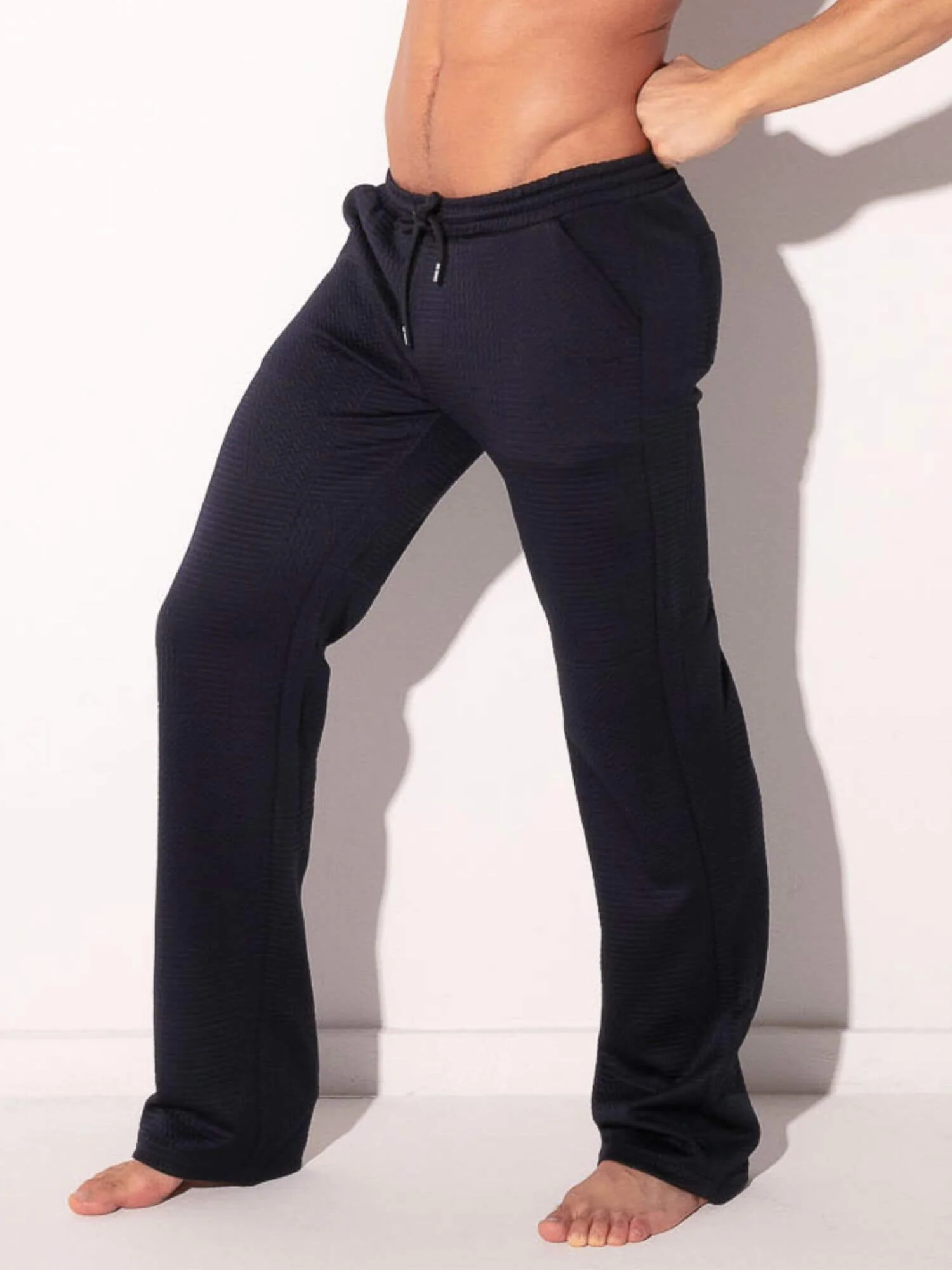 CODE 22 Medley Jacquard Pants – Men’s Textured Smart Casual Trousers - Image 10