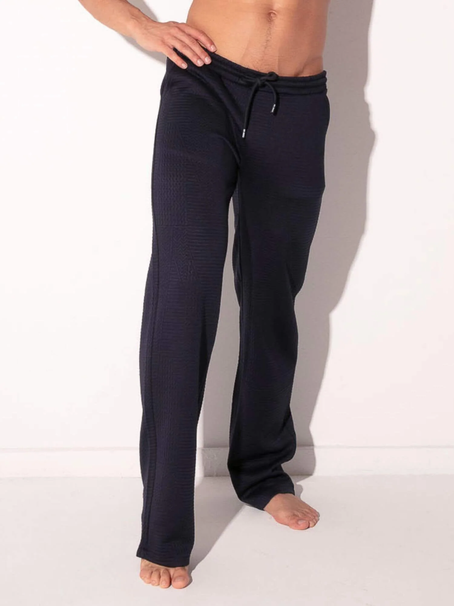 CODE 22 Medley Jacquard Pants – Men’s Textured Smart Casual Trousers - Image 9
