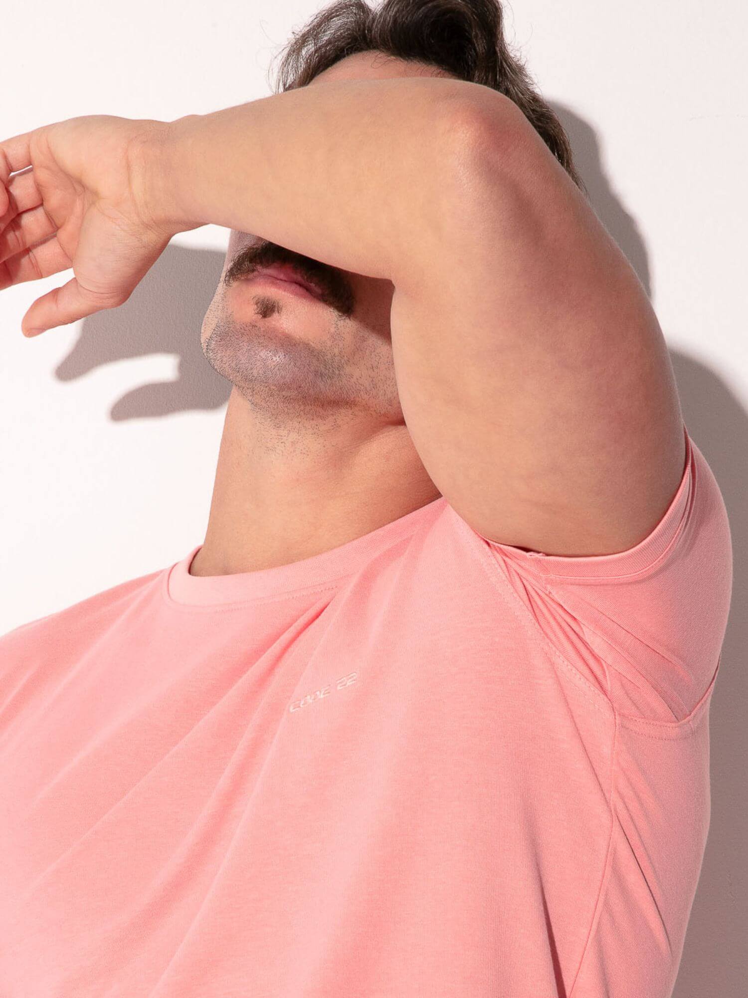 CODE 22 Essential Modal T-Shirt – Breathable Stretch Slim Fit Men’s Summer Tee - Image 14