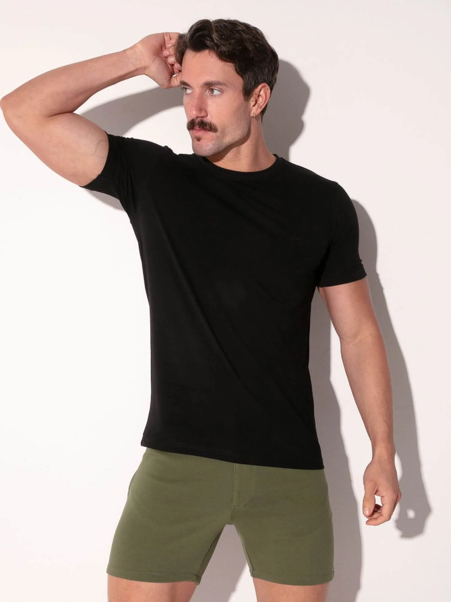 CODE 22 Essential Modal T-Shirt – Breathable Stretch Slim Fit Men’s Summer Tee - Image 16