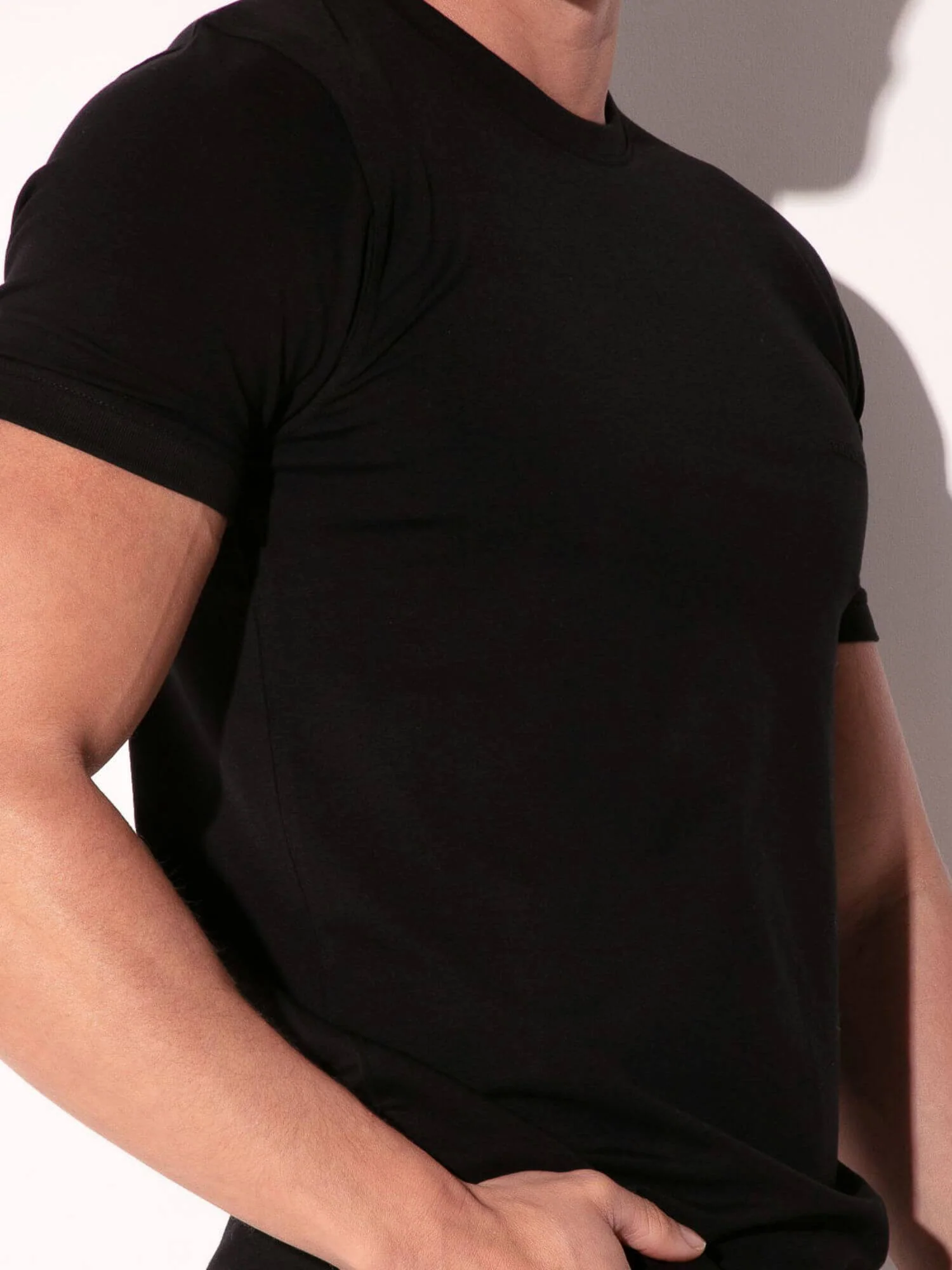 CODE 22 Essential Modal T-Shirt – Breathable Stretch Slim Fit Men’s Summer Tee - Image 18