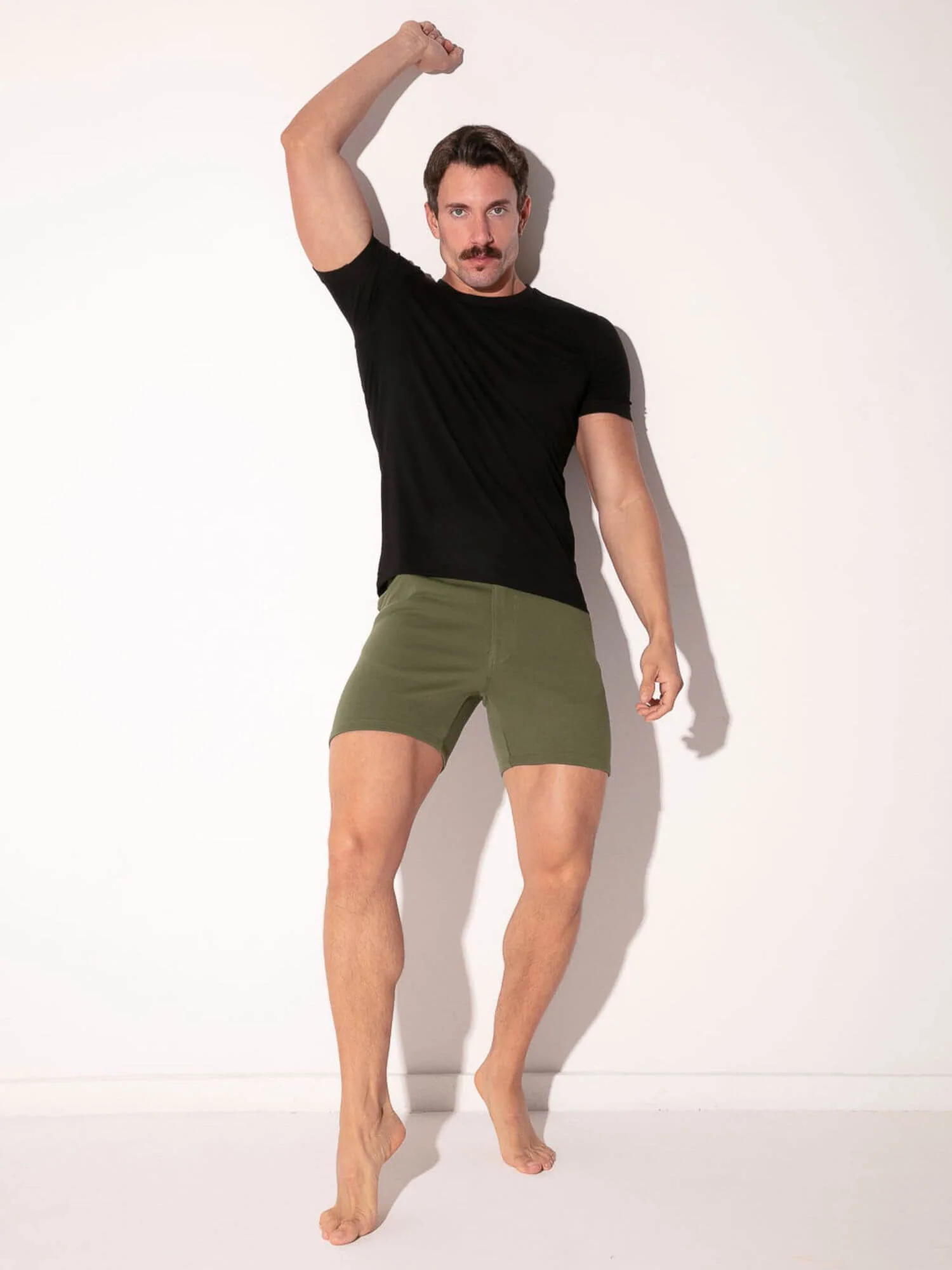 CODE 22 Essential Modal T-Shirt – Breathable Stretch Slim Fit Men’s Summer Tee - Image 21