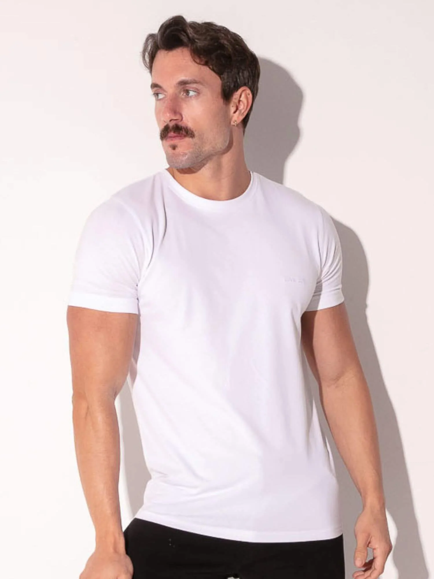 CODE 22 Essential Modal T-Shirt – Breathable Stretch Slim Fit Men’s Summer Tee - Image 3