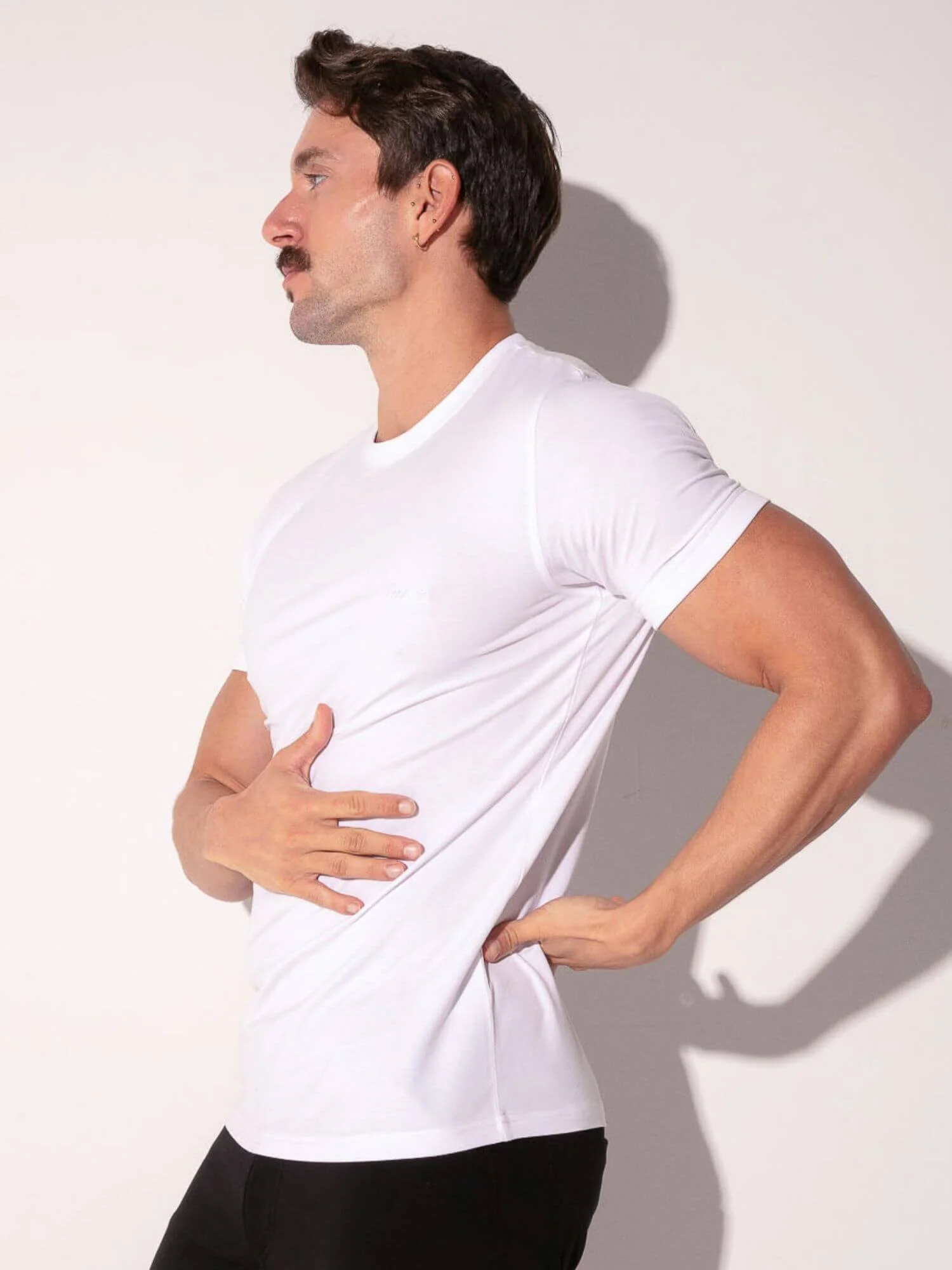 CODE 22 Essential Modal T-Shirt – Breathable Stretch Slim Fit Men’s Summer Tee - Image 4