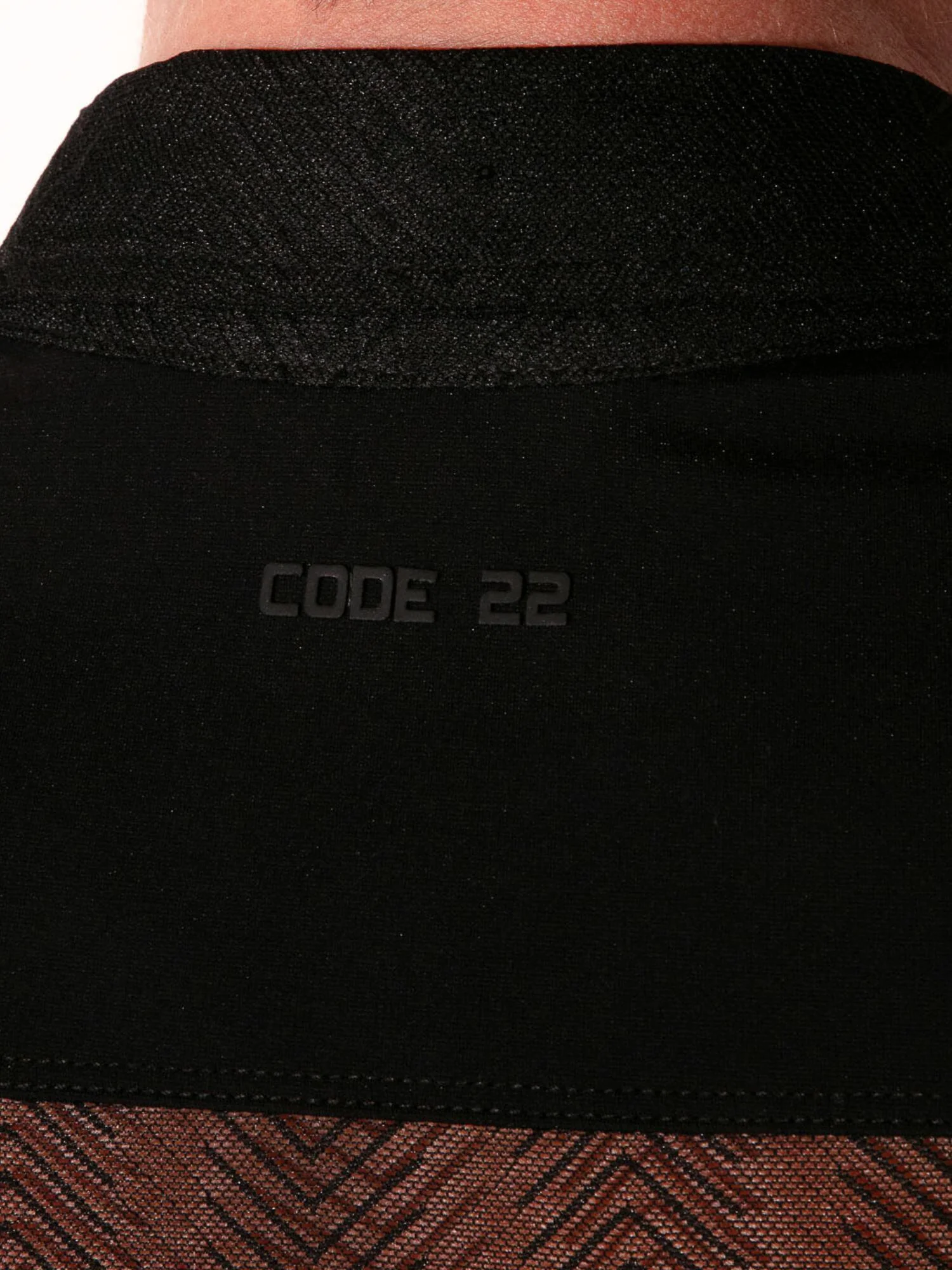 CODE 22 Rock Sheer Herringbone Mesh Shirt with Black Diamond Accents - Image 7