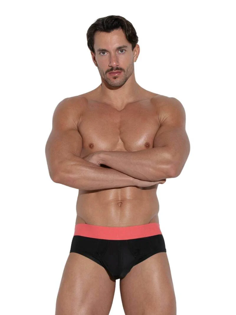 CODE 22 Work Out Microfiber Brief with Support Pouch - Image 3