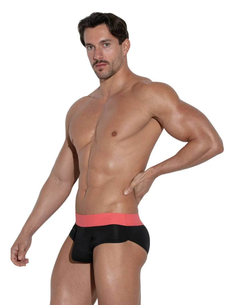 CODE 22 Work Out Microfiber Brief with Support Pouch - Image 4