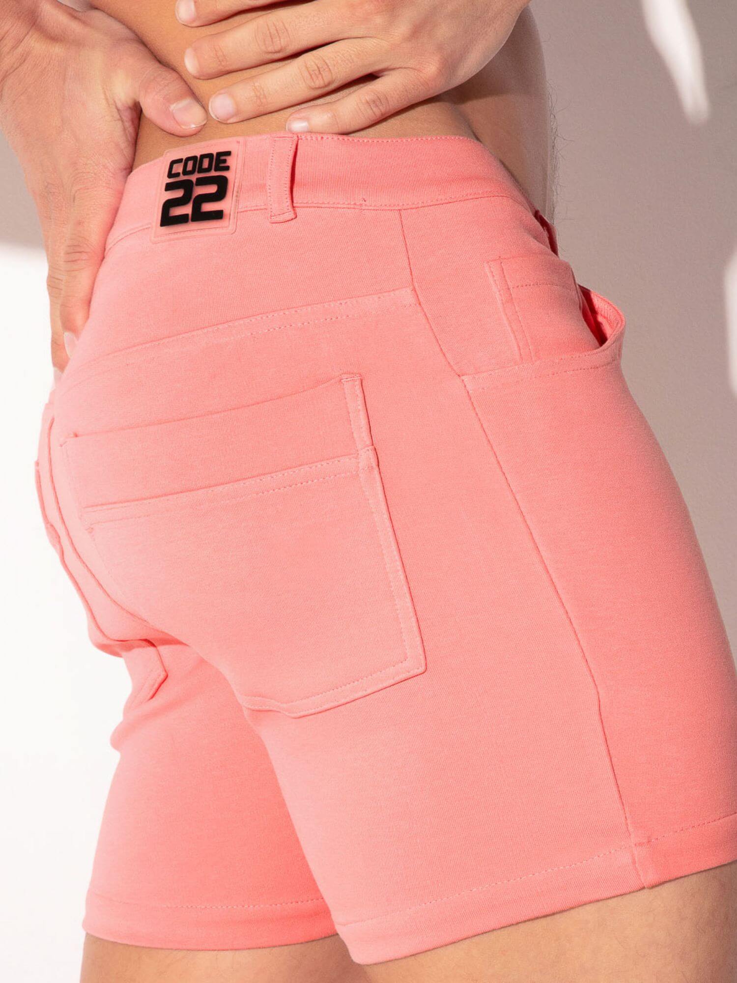 CODE 22 5-Pocket Shorts – Slim Fit Stretch Cotton Low Rise Men’s Jean Style Shorts - Image 18