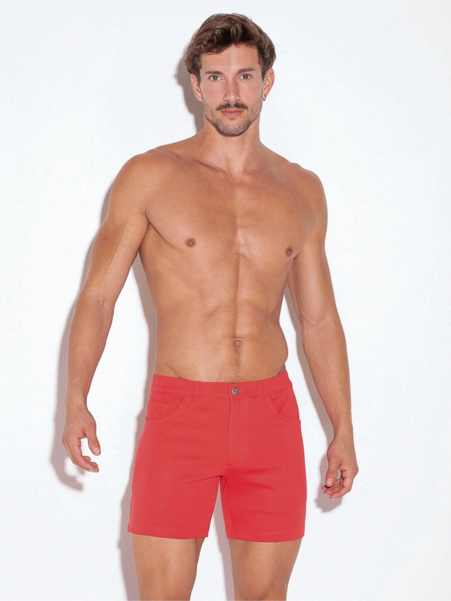 CODE 22 5-Pocket Shorts – Slim Fit Stretch Cotton Low Rise Men’s Jean Style Shorts - Image 34