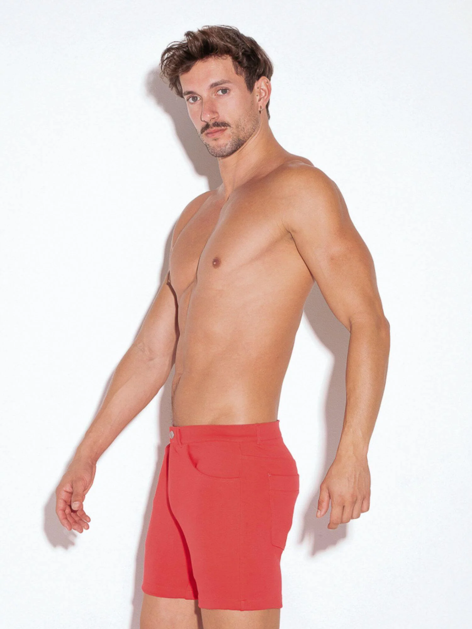 CODE 22 5-Pocket Shorts – Slim Fit Stretch Cotton Low Rise Men’s Jean Style Shorts - Image 35