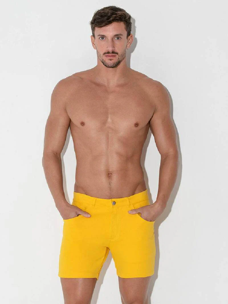 CODE 22 5-Pocket Shorts – Slim Fit Stretch Cotton Low Rise Men’s Jean Style Shorts - Image 37