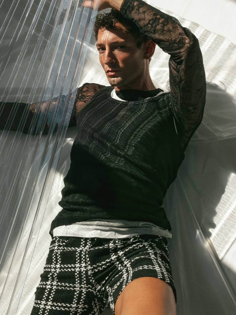 CODE 22 Cameron Plaid Short - Image 3