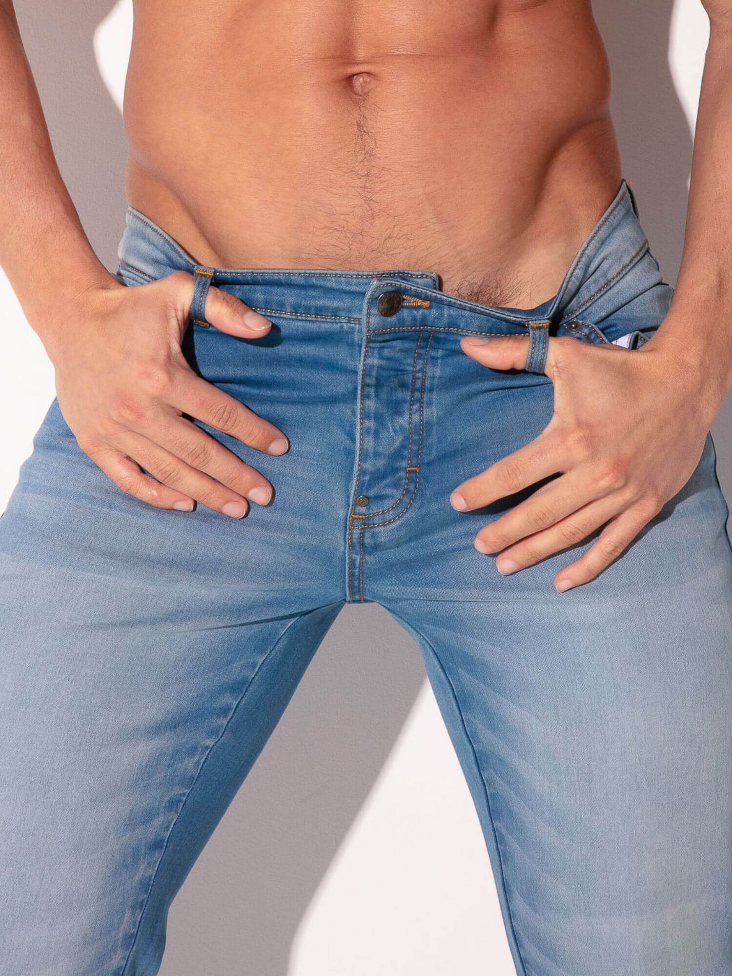 CODE 22 Straight-Cut Denim Jeans – Men’s Structured Stretch 5-Pocket Jeans - Image 6