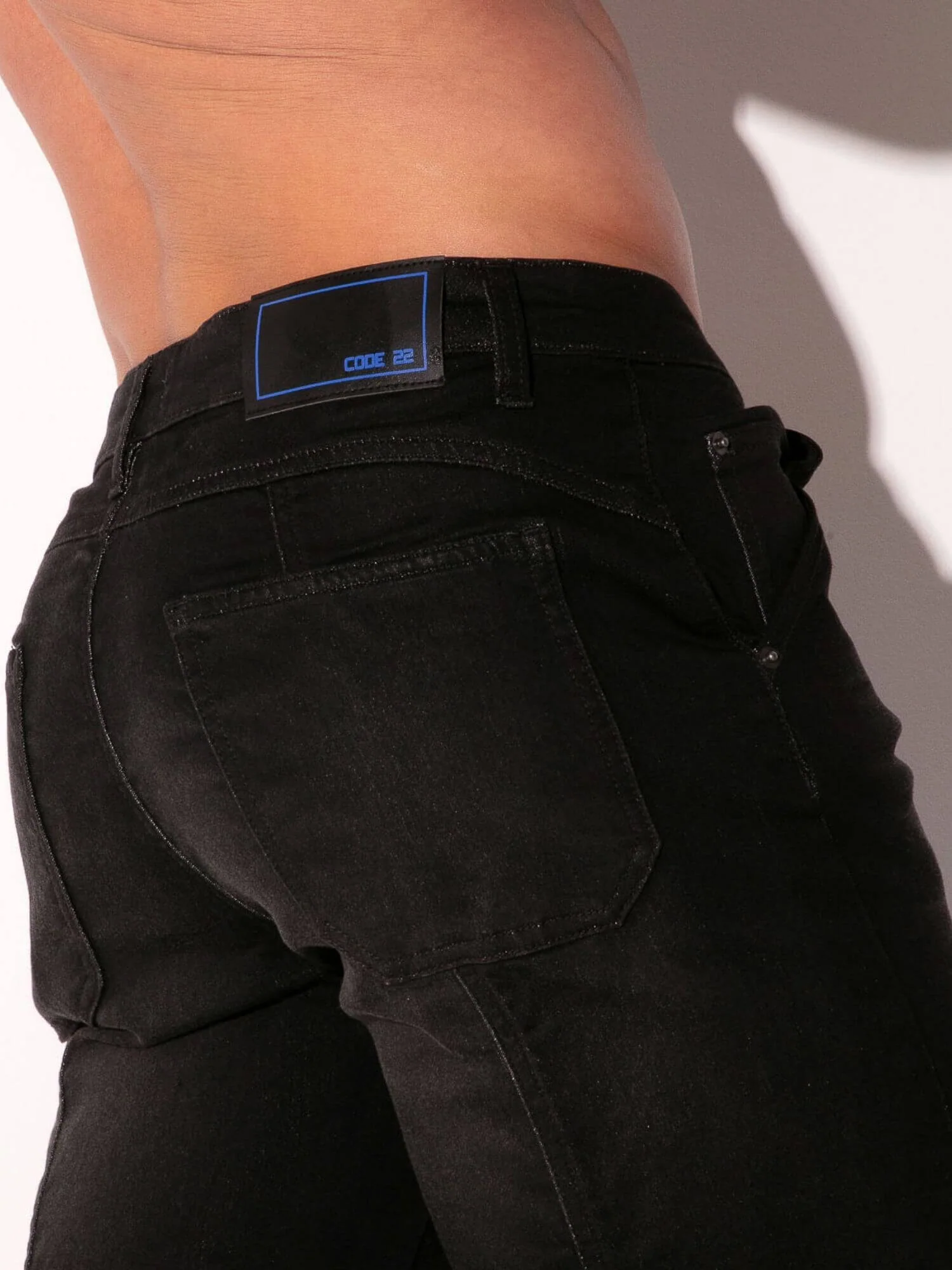 CODE 22 Straight-Cut Denim Jeans – Men’s Structured Stretch 5-Pocket Jeans - Image 7