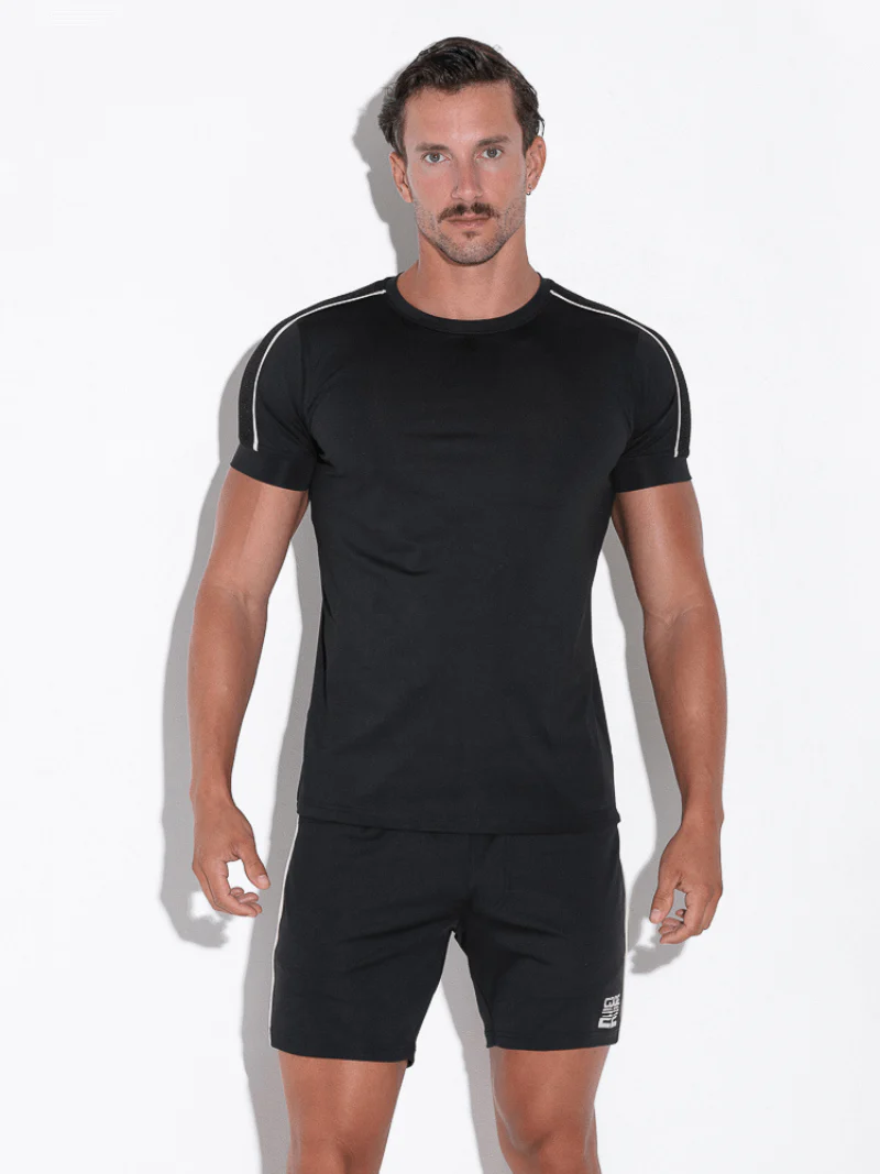 CODE22 Downtown T-Shirt - Technical Stretch Fabric + 3D Mesh Shoulder Panels - Image 3