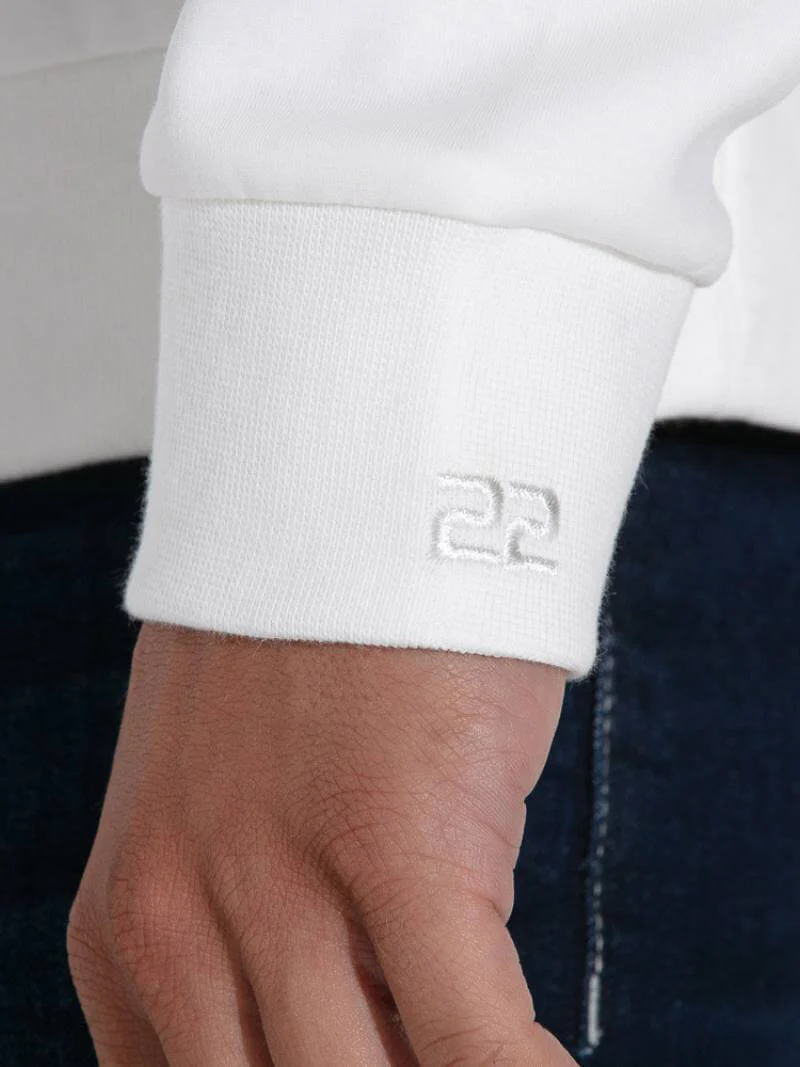 CODE22 Sweatshirt: Double Layer Smooth Technical Fabric - Image 11