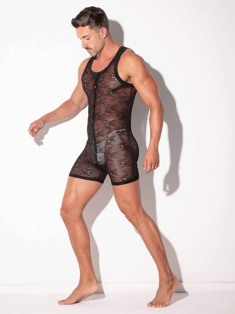 CODE 22 Lace Romper Jumpsuit - Image 3
