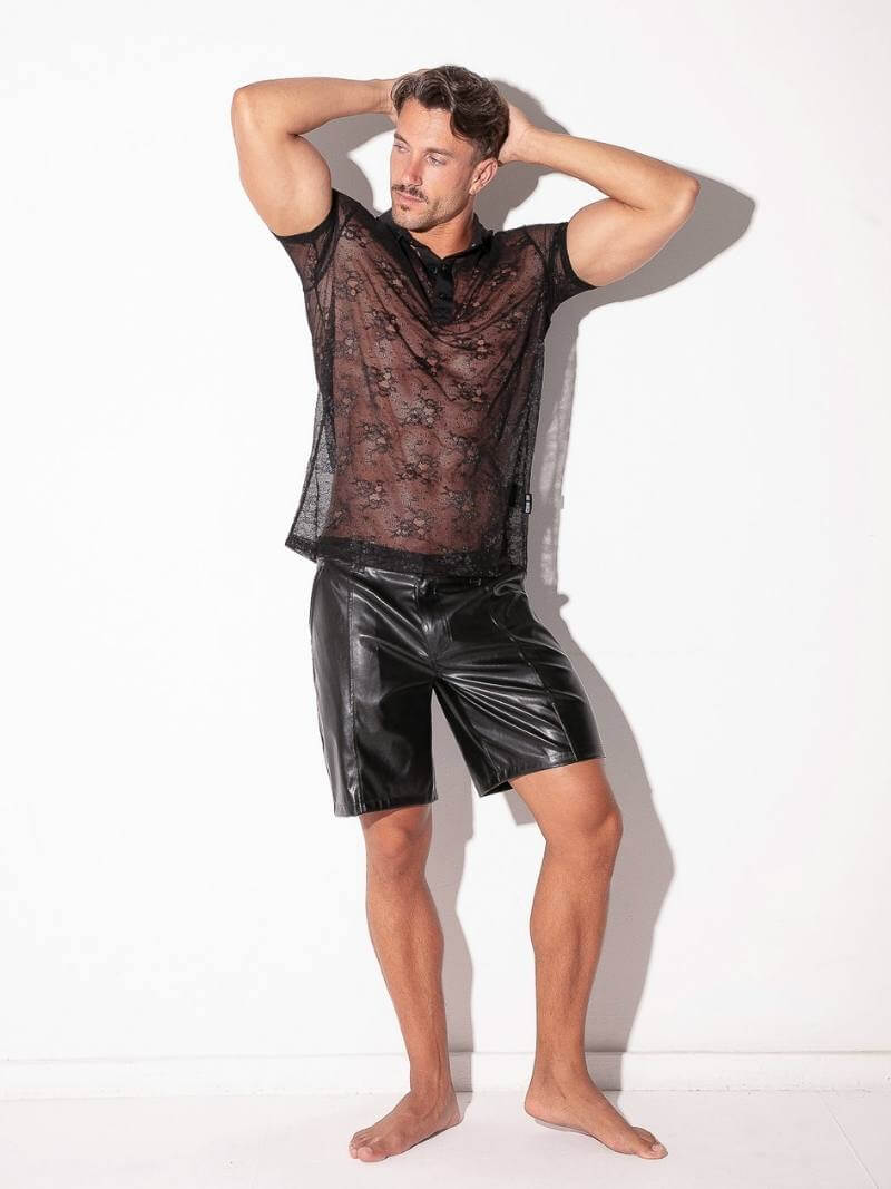 CODE 22 Lace Polo Shirt - Image 6