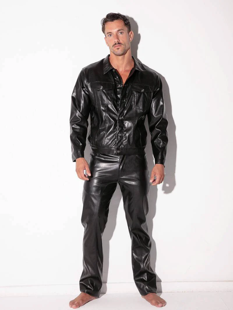 CODE 22 Leatherette Jacket - Image 4