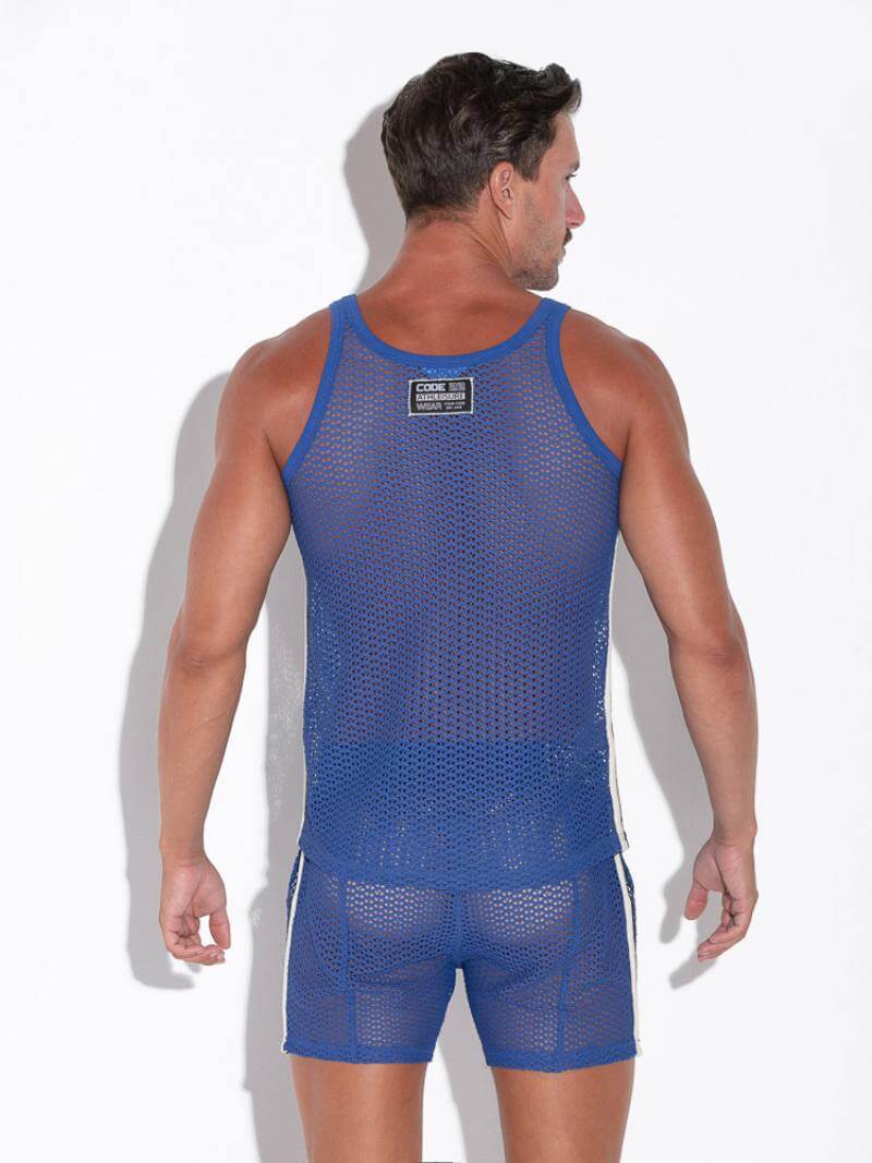 CODE22 Openwork Vest: Jacquard Pattern, Racerback - Image 4