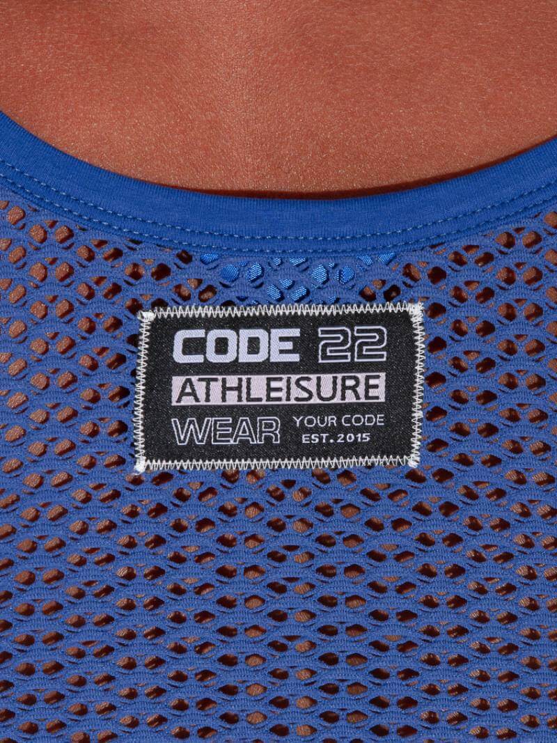 CODE22 Openwork Vest: Jacquard Pattern, Racerback - Image 5