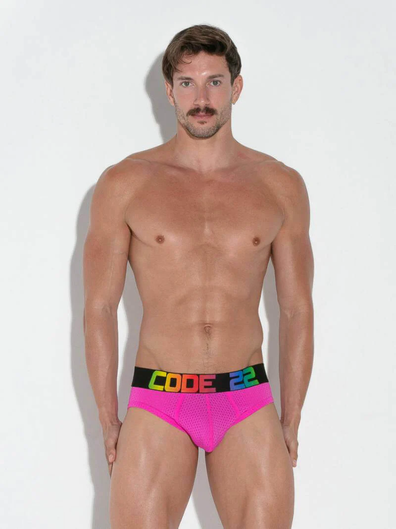 CODE22 Pride Mesh Brief - Image 6