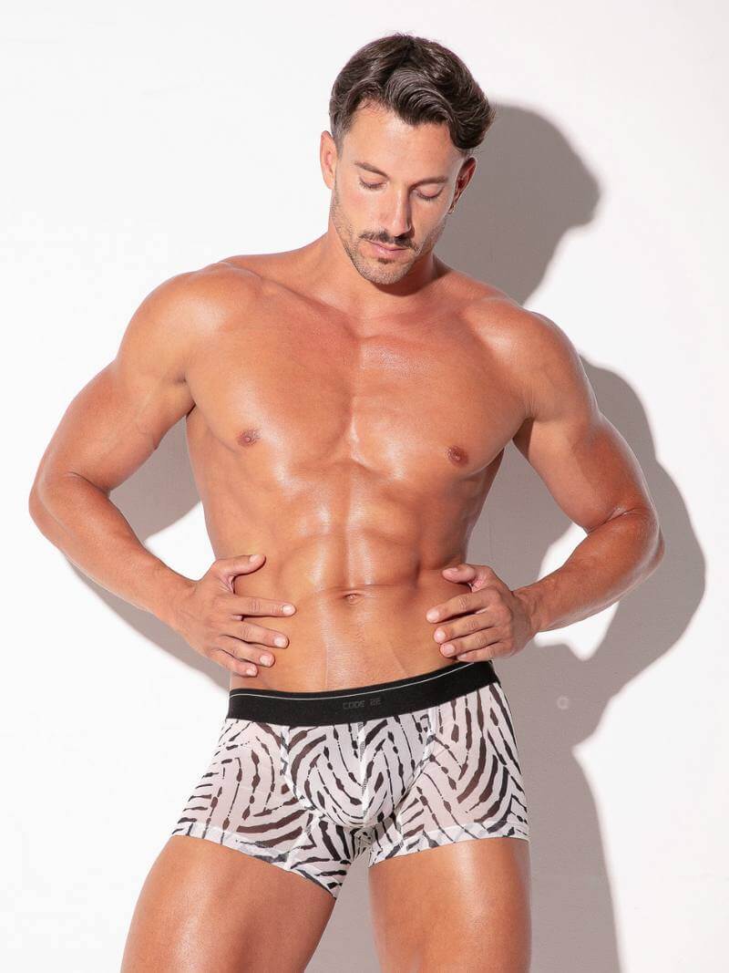 CODE 22 Savanna Zebra Print Boxer - Image 3