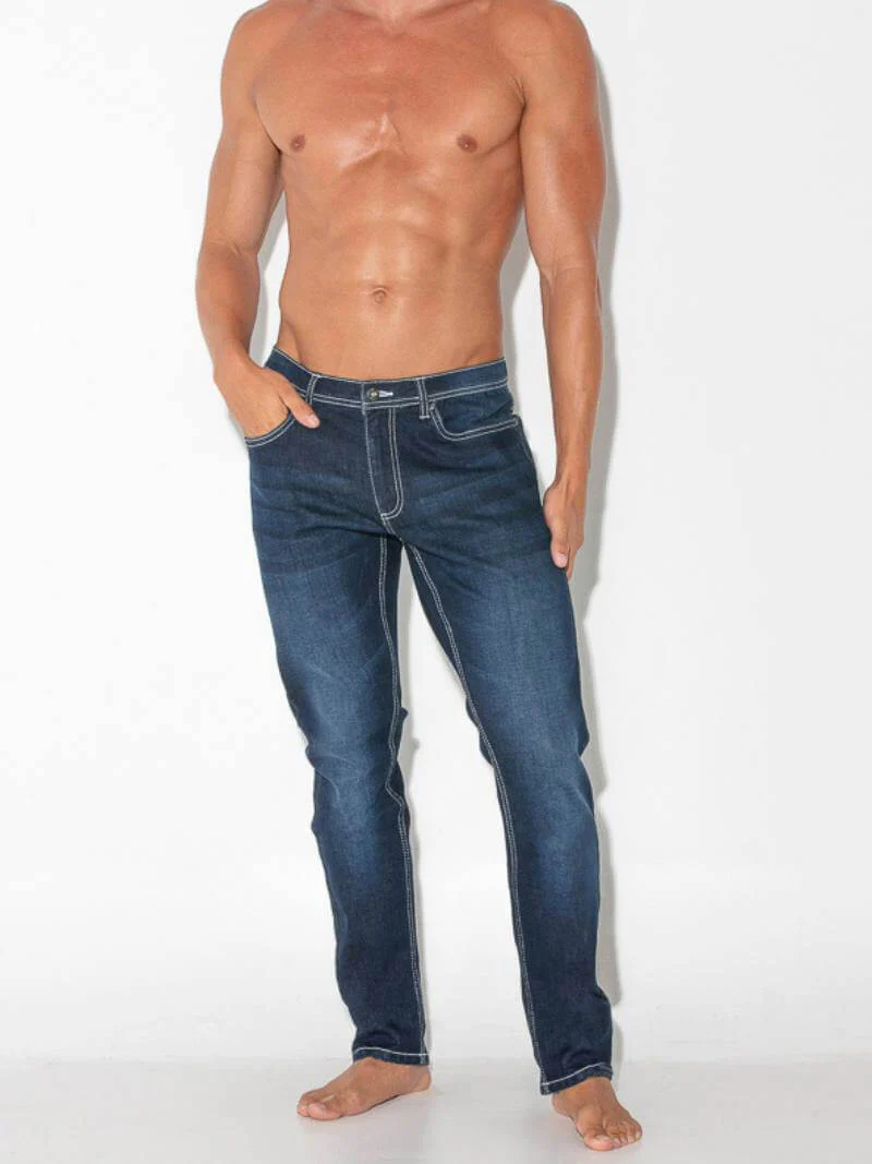 CODE22 Slim Stretch-Fit Soft Denim Jeans - Image 5