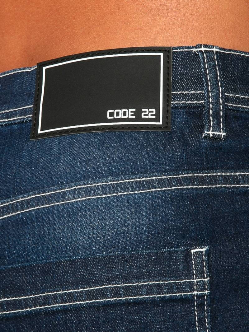 CODE22 Slim Stretch-Fit Soft Denim Jeans - Image 6