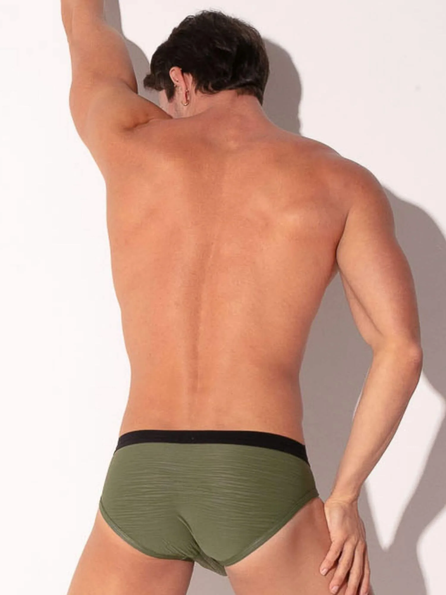 CODE 22 Zebra Brief – Subtle Animal Print Underwear with Support Pouch - Image 5