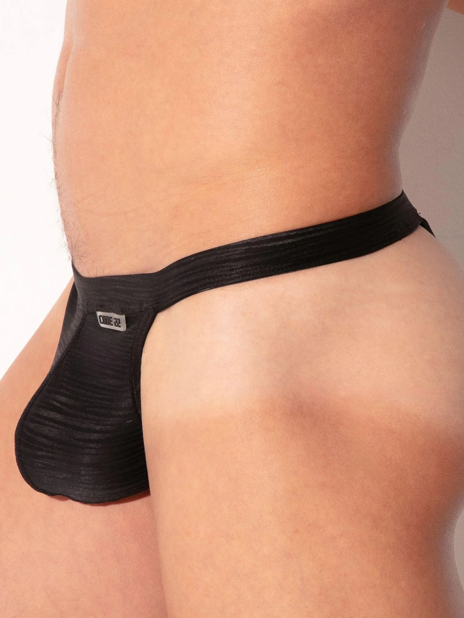 CODE 22 Zebra Y-Back Thong – Subtle Animal Print Underwear with Support Pouch - Image 11