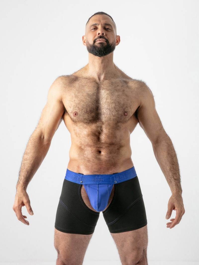 Locker Gear Access Backless Short Chaps with Pouch - Image 2