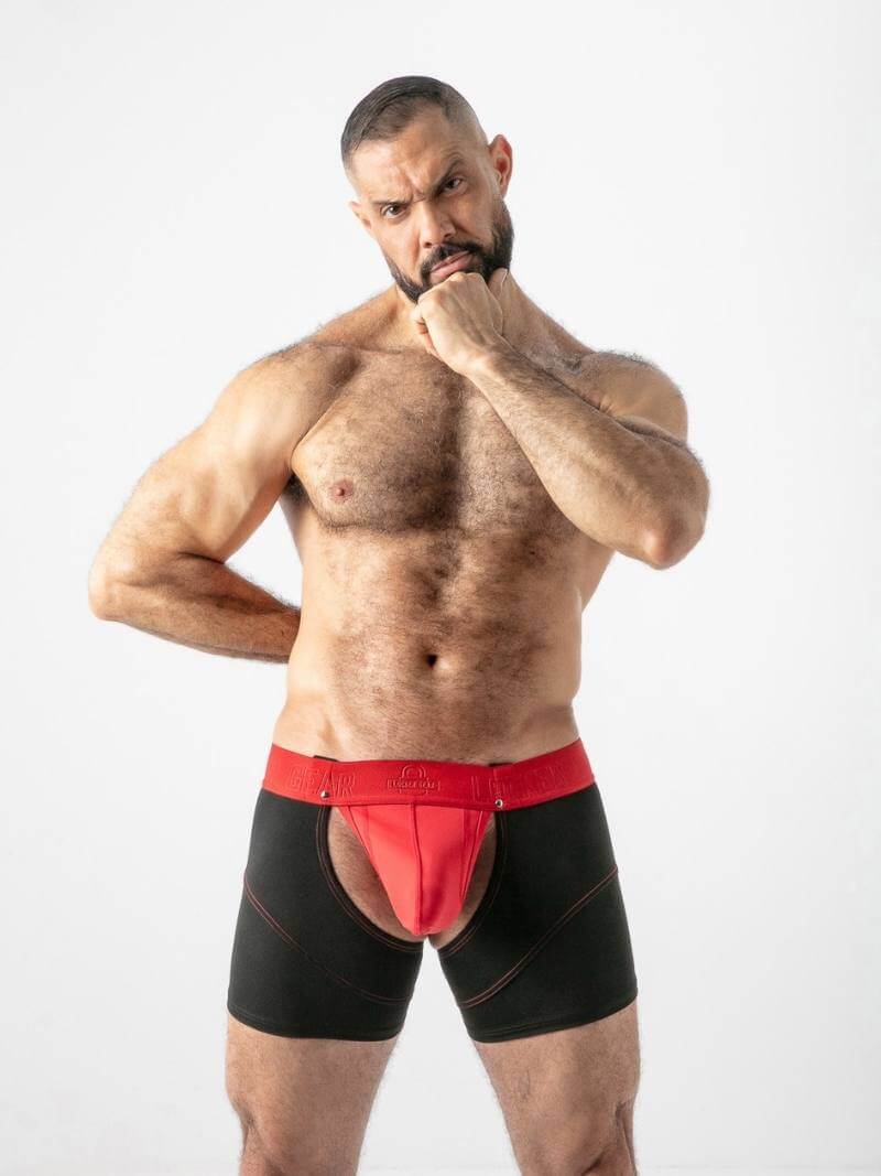 Locker Gear Access Backless Short Chaps with Pouch - Image 6