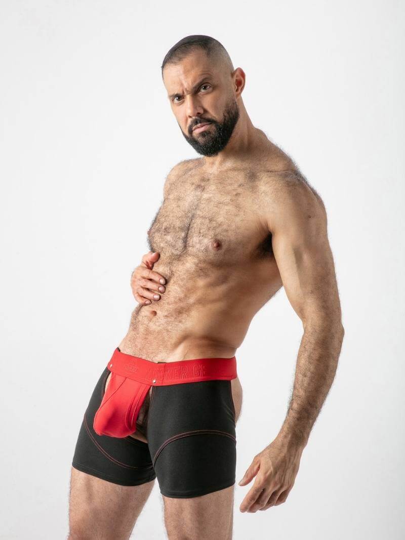 Locker Gear Access Backless Short Chaps with Pouch - Image 7