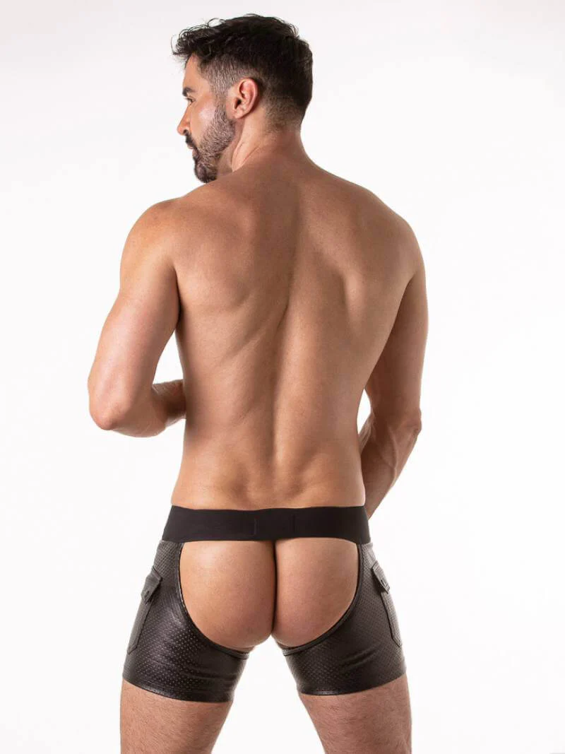 Locker Gear Punch Hole Cargo Short Chaps - Image 5
