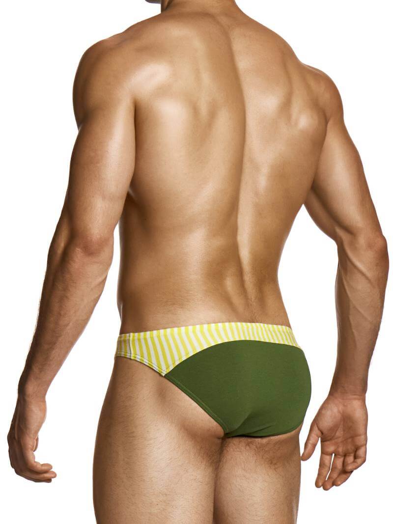 MODUS VIVENDI Army Striped Low Cut Brief - Image 3