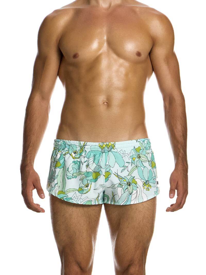 MODUS VIVENDI Art Nouveau Jogging Cut Swimwear Shorts - Image 3