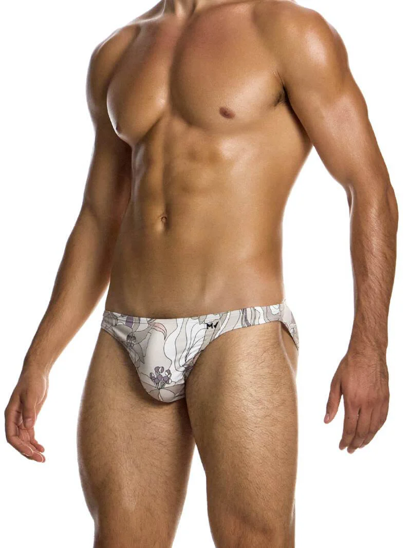 MODUS VIVENDI Art Nouveau Floral Low Cut Swim Bikini - Image 3