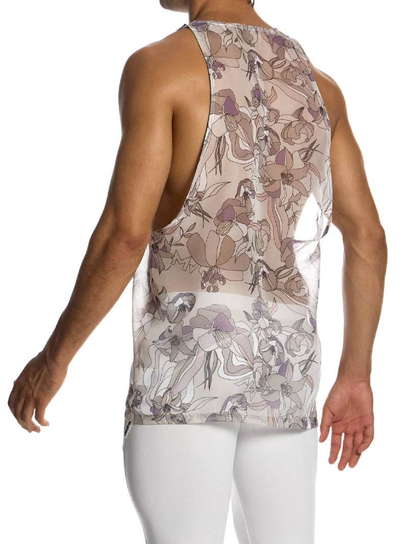 MODUS VIVENDI Art Nouveau Vest: Racerback, Drop Armhole, Lightweight, Long Length - Image 3