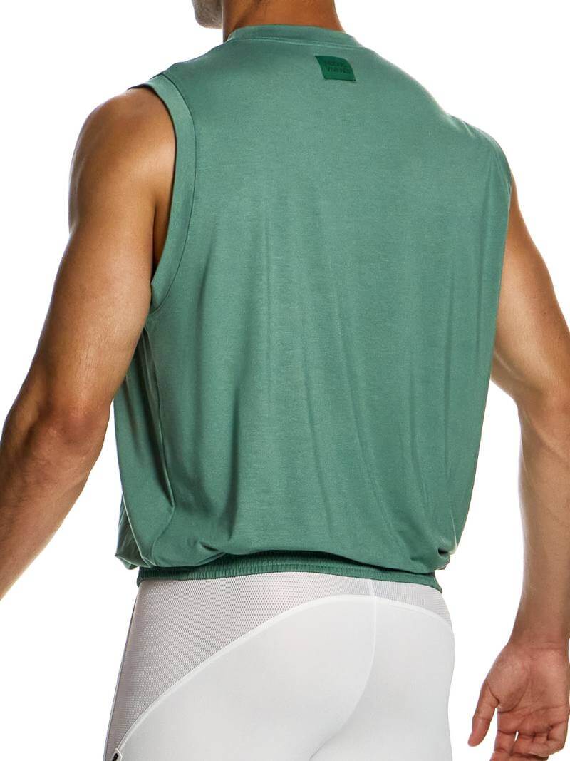 MODUS VIVENDI Bamboo Tank Top: Relaxed Fit, Elasticated Hem - Image 3
