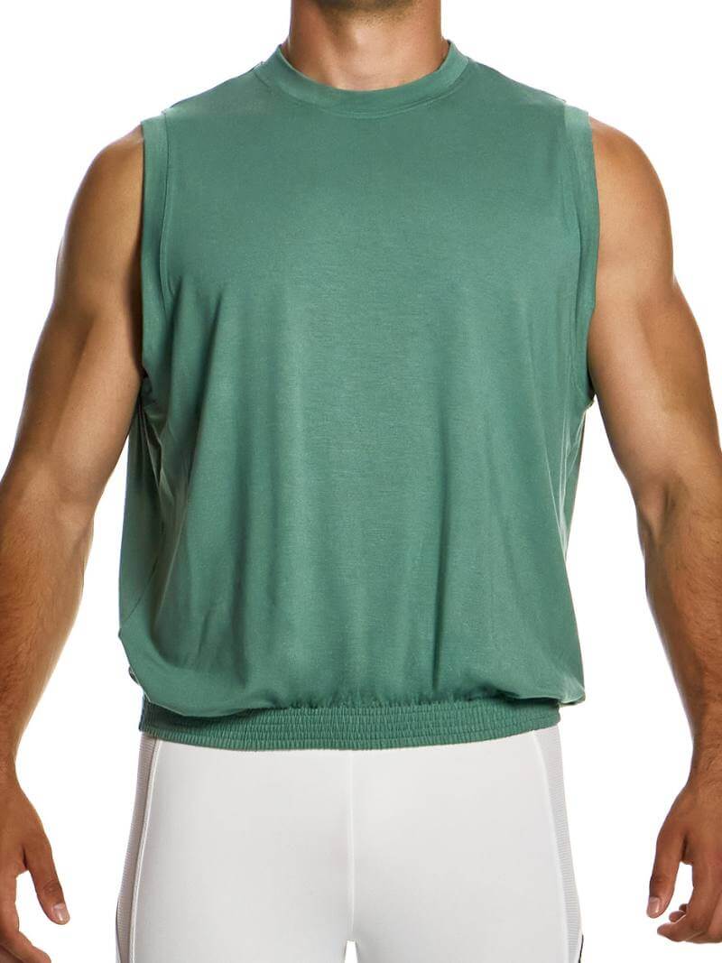 MODUS VIVENDI Bamboo Tank Top: Relaxed Fit, Elasticated Hem - Image 4