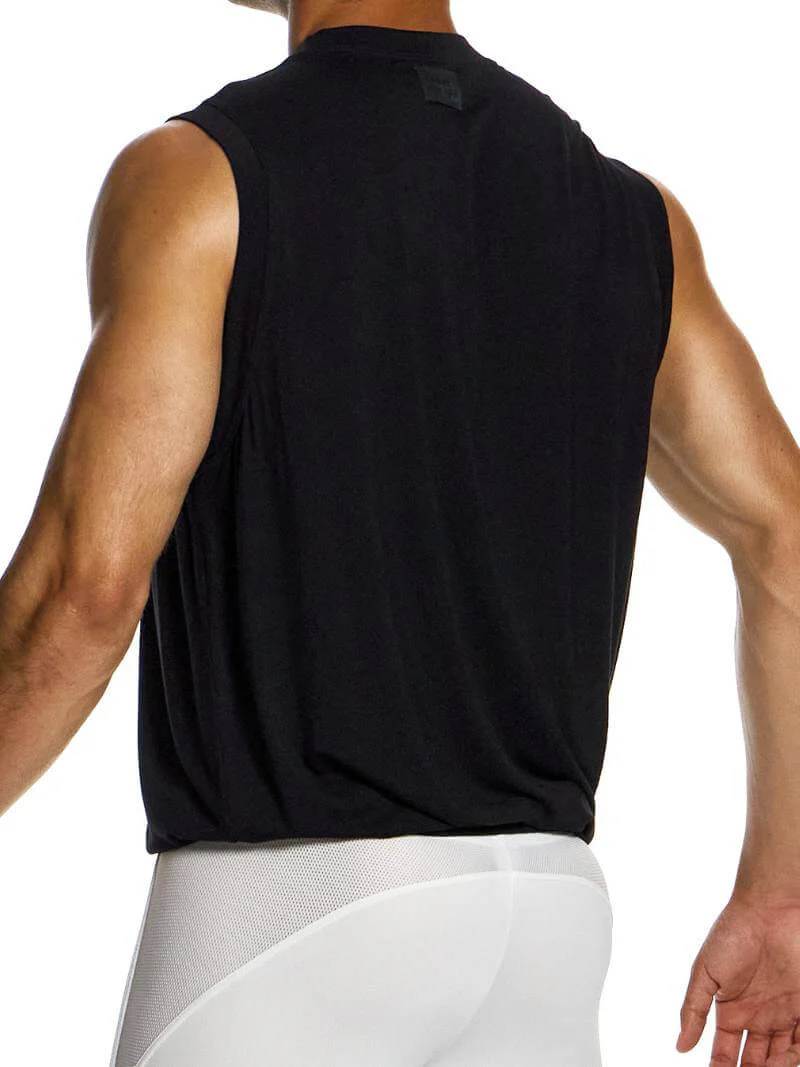 MODUS VIVENDI Bamboo Tank Top: Relaxed Fit, Elasticated Hem - Image 7